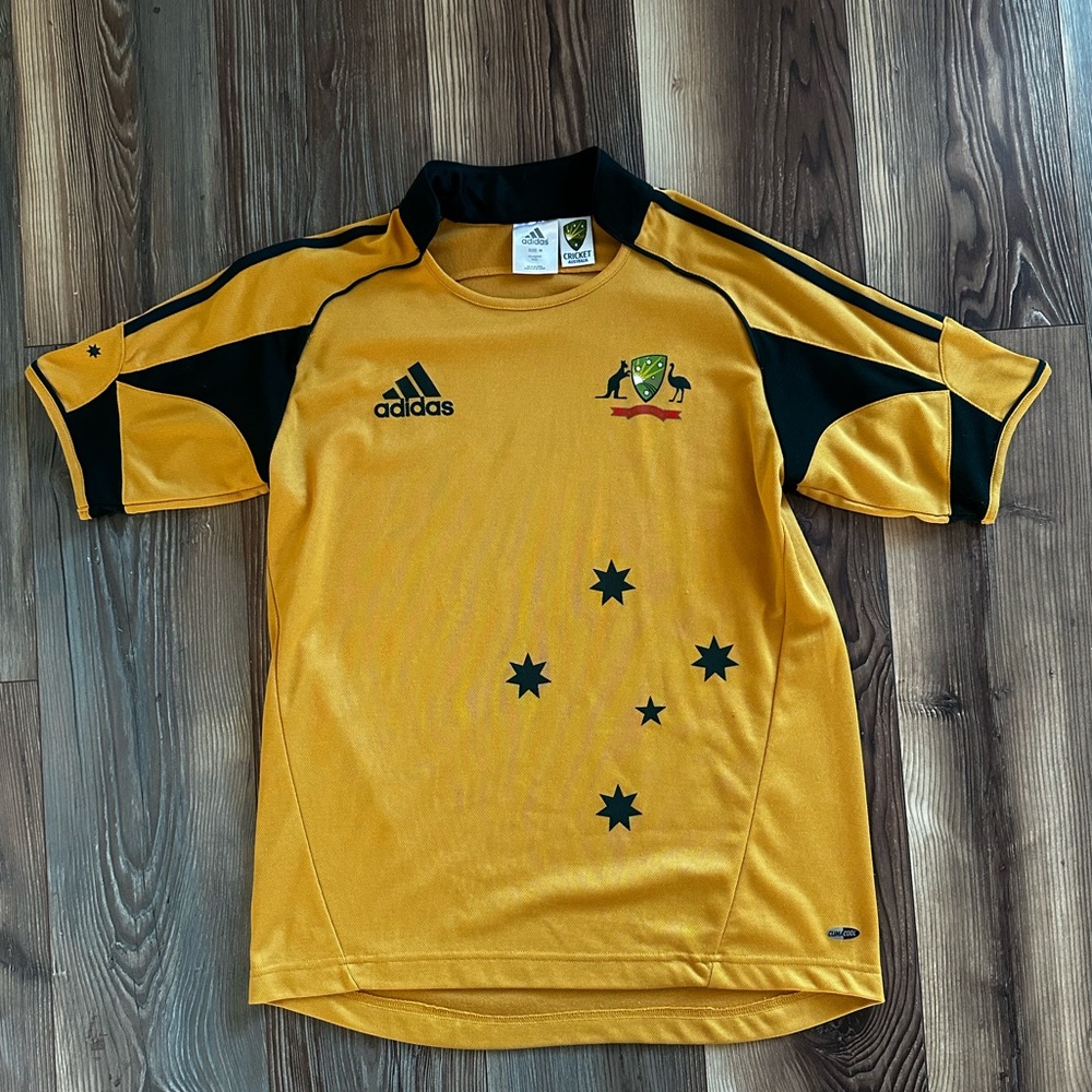 Adidas Kids Gold & Black Soccer Jersey